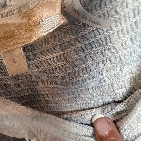 Love Shack Fancy Wrennly Top Heather Blue
Hand Dye - Picture 2 of 5